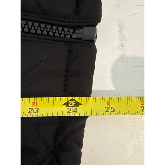 Andrew Marc Womens Puffer Vest Sz S Black Quilted Full-Zip Stretch Modern City - Picture 8 of 10